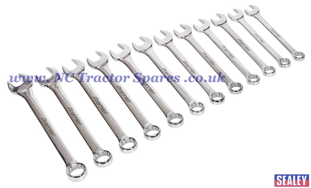 Combination Spanner Set 12pc Jumbo Metric