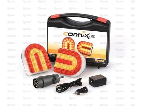 Connix Lighting Set - Wireless, Magnetic Trailer Lights LED
