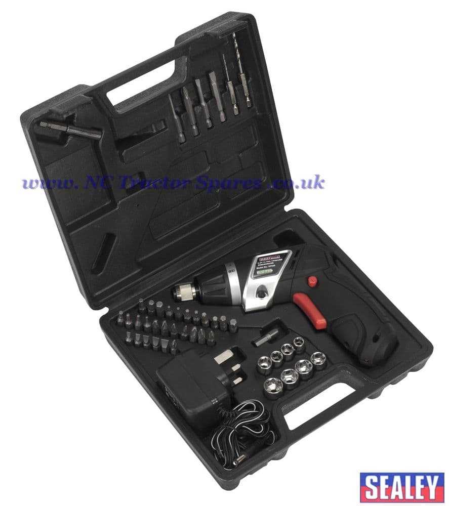 Cordless Lithium-ion Screwdriver Set 46pc 3.6V