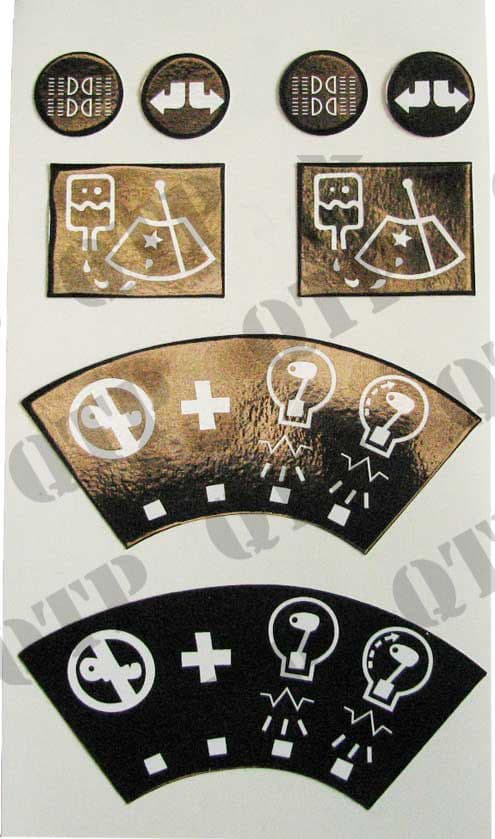 Front Indicator Decal Decal 200 Ignition Light & Indicator