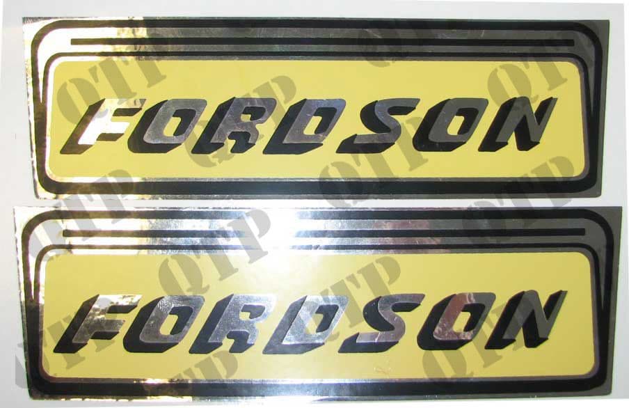 Decal Fordson Yellow and Silver