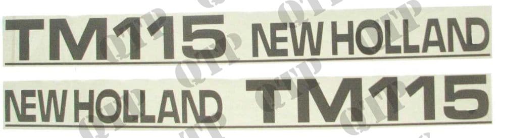 Decal New Holland TM115 - Set Old Type
