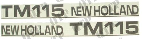 Decal New Holland TM115 - Set Old Type