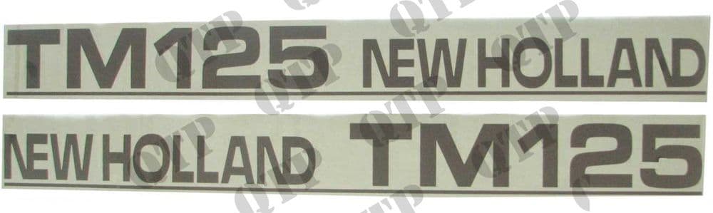 Decal New Holland TM125 - Set Old Type