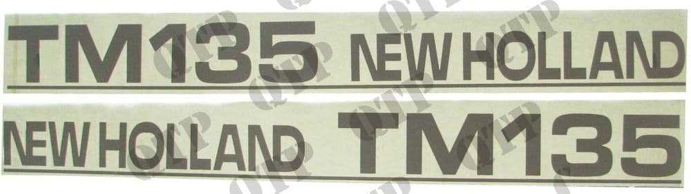 Decal New Holland TM135 - Set Old Type