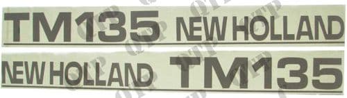 Decal New Holland TM135 - Set Old Type
