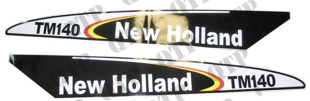 Decal New Holland TM140 - Set Early Type Blac