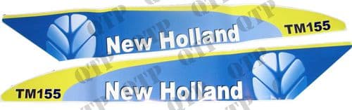 Decal New Holland TM155 Set Late Type White