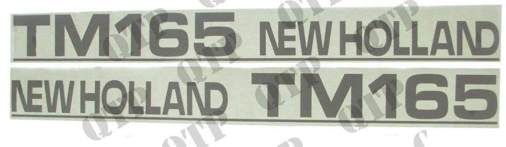 Decal New Holland TM165 - Set Old Type