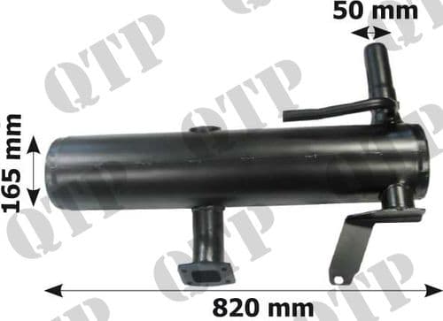 Exhaust Box Ford 7840 Non Turbo