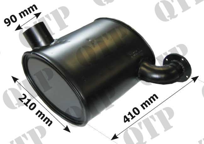 Exhaust Box Ford 8360 - 8560 TM125 TM160