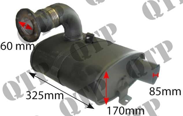 Exhaust Box Ford TM140