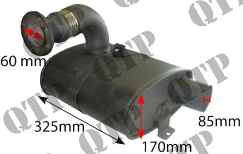 Exhaust Box Ford TM140