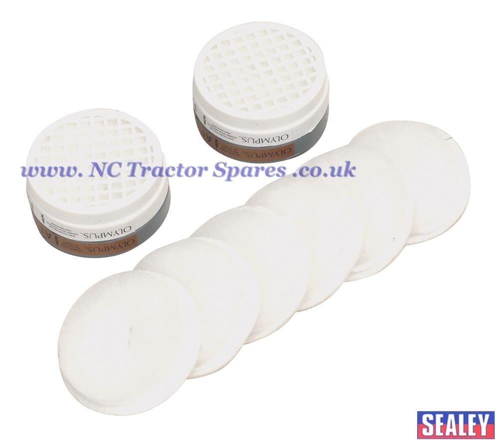Filter Kit 2 x A1P2 Filters 6 x Prefilters for SSP1604