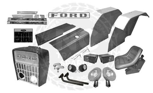 Ford 4000 (Cab type) Body Panel Kit