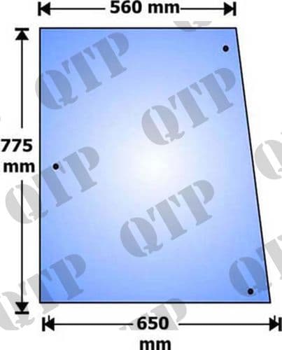 Glass Ford 40 TS TM 60 M Overwing LH 3 Holes