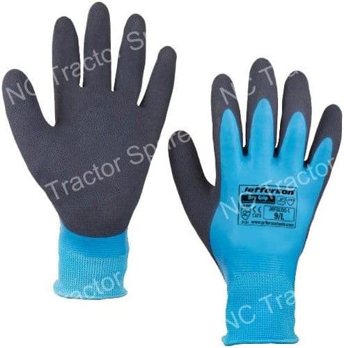 Jefferson Dry Grip latex Gloves XL
