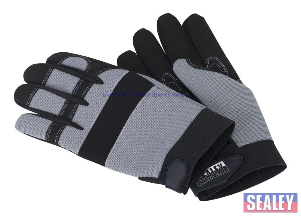 Mechanic's Gloves Padded Palm - Large