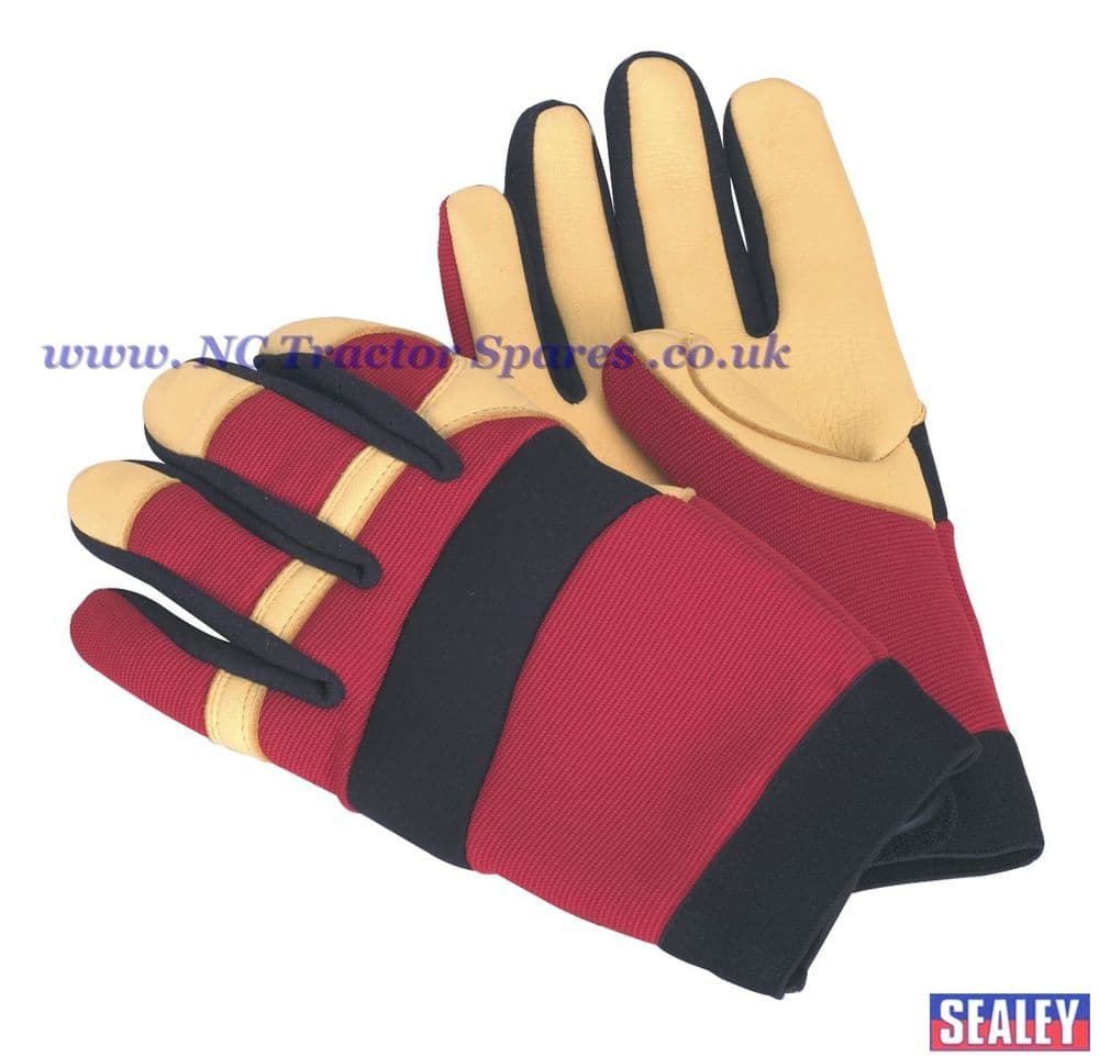 Mechanic's Gloves - Super-Soft Leather - Medium.