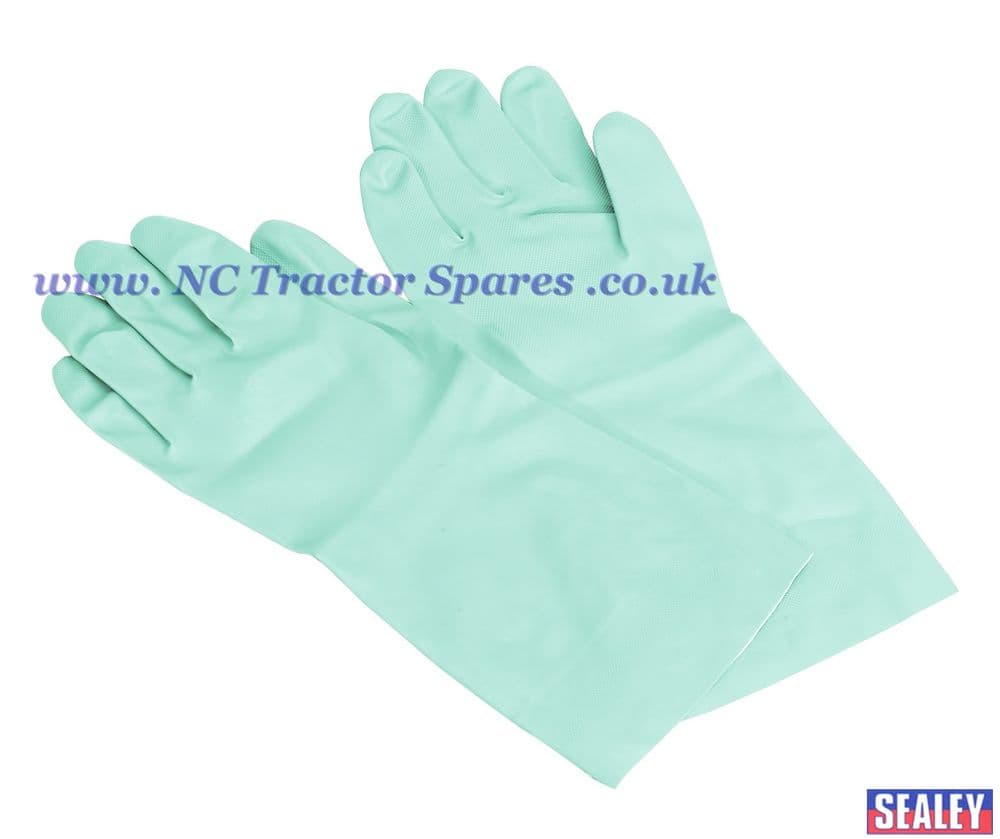 Nitrile Gauntlets for use with Thinners 355mm Cuffed Pair