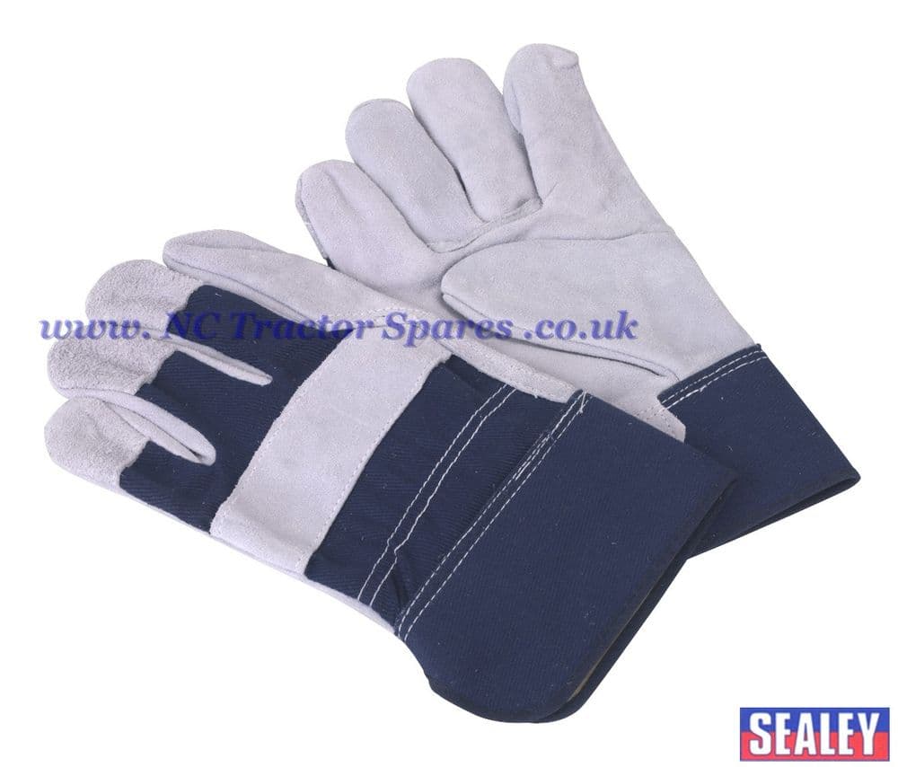 Rigger's Gloves Chrome Palm Heavy-Duty Pair