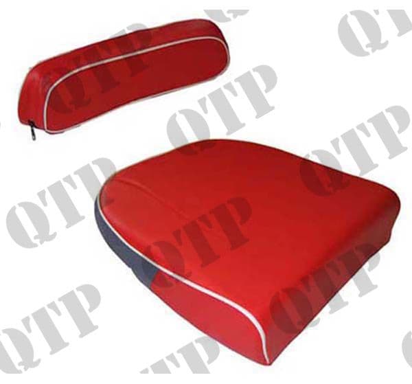 Seat Cushion & Back Rest Kit David Brown Red & White Trim