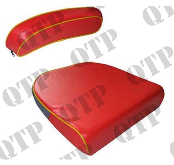 Seat Cushion & Back Rest Kit David Brown Red & Yellow Trim