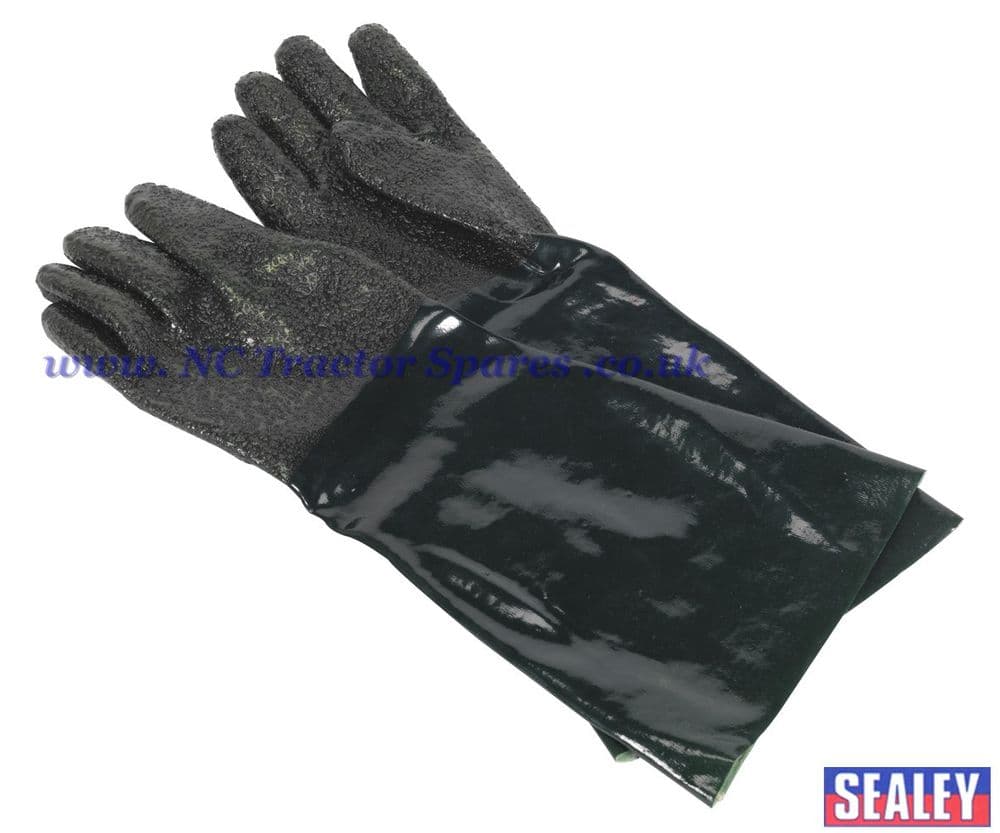 Shot Blasting Gauntlets 585mm Cuffed - Pair