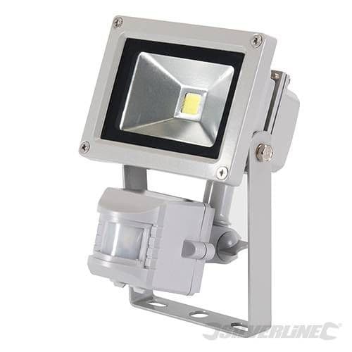 Silverline LED Floodlight 10W PIR