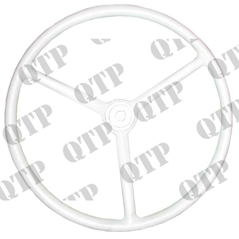 Steering Wheel David Brown White