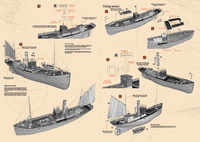 1/144th Ocean Class Steam Drifter 1917