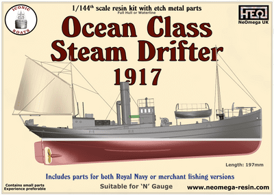 1/144th Ocean Class Steam Drifter 1917