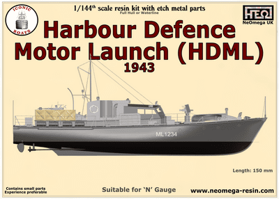 1/144th Scale HDML, 1942