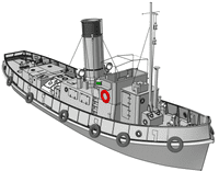 1/144th Scale TID Tug.