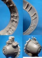 1/32nd F4U-1 Corsair cowl and engine upgrade for Tamiya