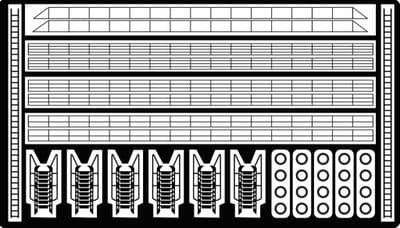 1/350th Generic etch parts