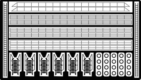 1/350th Generic etch parts