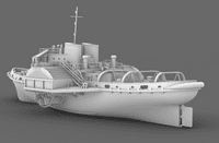 1/350th Scale Director Class Paddle Tug