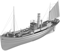 1/350th Steam Drifter