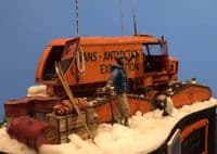 1/35th scale Trans-Antarctic Expedition Tractor (New V2.0 3d print version)  with Penguins.