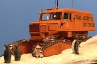 1/35th scale Trans-Antarctic Expedition Tractor (New V2.0 3d print version)  with Penguins.