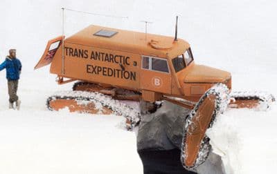 1/35th scale Trans-Antarctic Expedition Tractor (New V2.0 3d print version)  with Penguins.