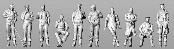 1/48th Merchant Marine Set