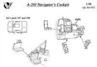 A-20G/J Boston/Havoc Navigator's cockpit