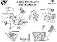 A-20G/J Boston/Havoc pilot's cockpit
