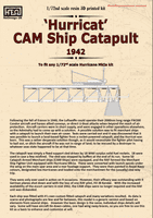 CAM Ship 'Hurricat' Catapult - 1/72nd scale