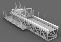 CAM Ship 'Hurricat' Rocket Sled only 1/32nd scale