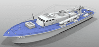 Elco 77' PT Boat kit - Royal Navy Fit.  1/144th scale