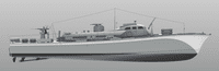 Elco 77' PT Boat kit - Royal Navy Fit.  1/144th scale