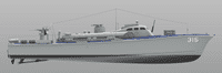 Elco 77' PT Boat kit - Royal Navy Fit.  1/144th scale